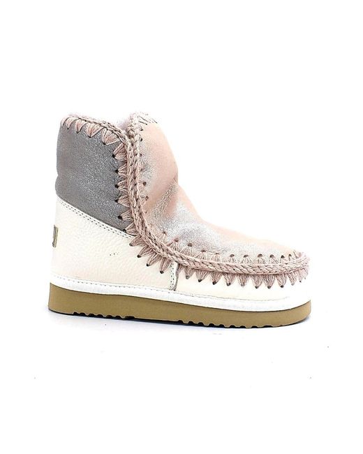 Mou White Winter Boots