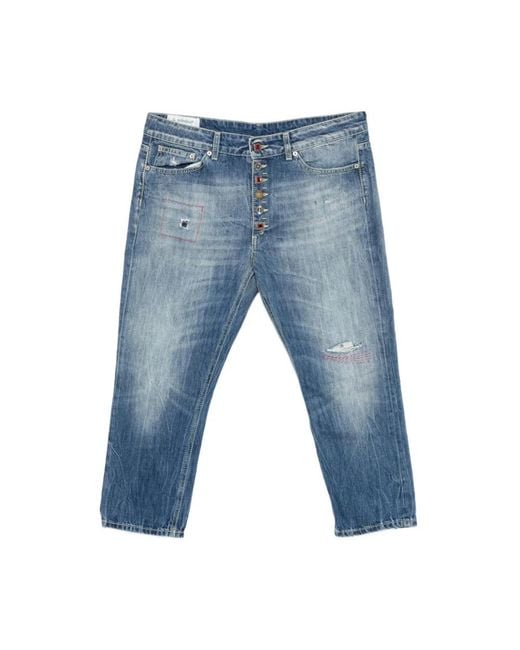 Dondup Blue Cropped Jeans