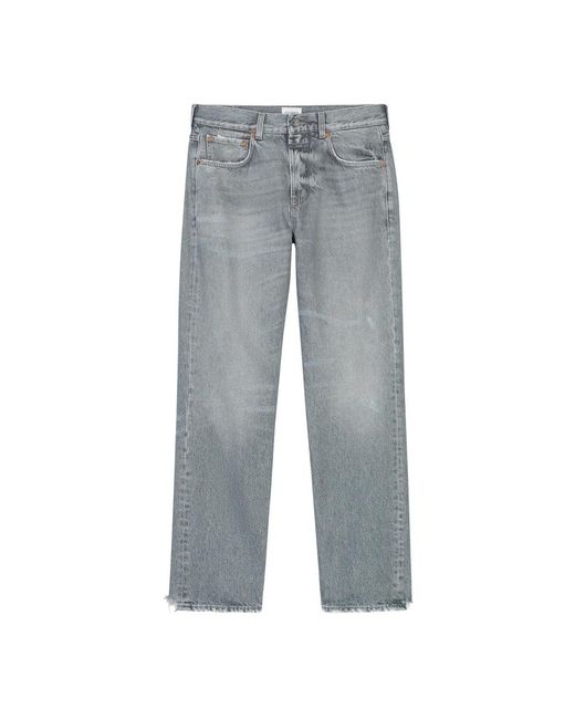 Closed Gray Straight Fit Jeans