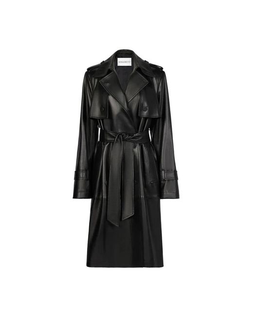 Nina Ricci Black Belted Coats