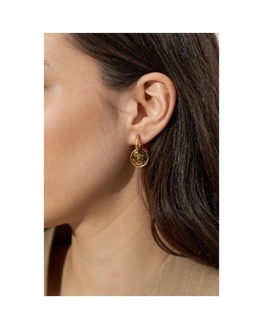 Versace Metallic Earrings