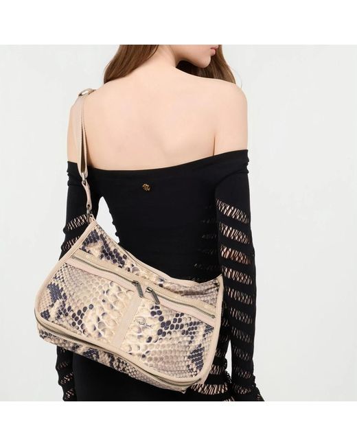 Roberto Cavalli Metallic Cross Body Bags