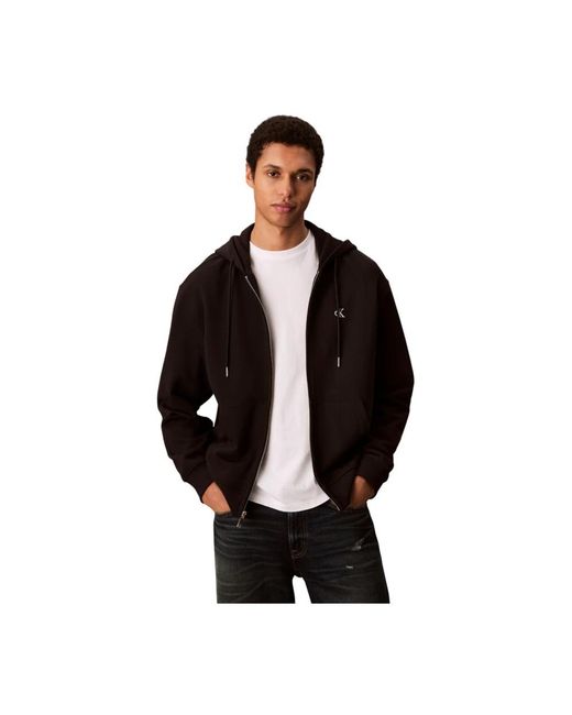 Zip-Throughs Calvin Klein pour homme en coloris Black