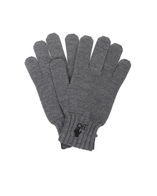 Off-White c/o Virgil Abloh Gray Gloves for men