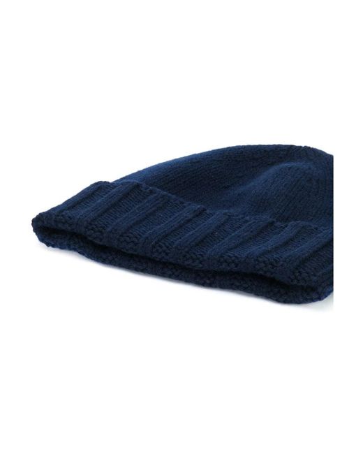 Drumohr Blue Beanies for men
