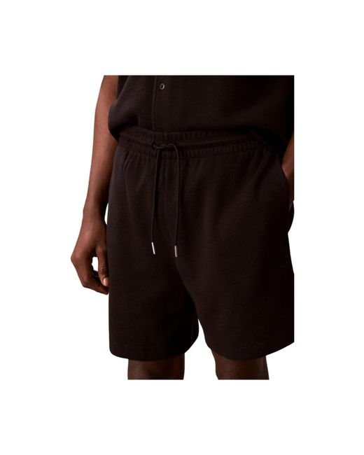 Calvin Klein Black Casual Shorts for men