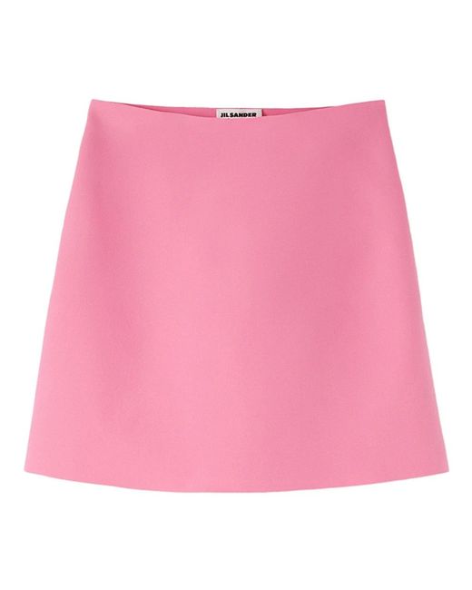 Short skirts Jil Sander de color Pink