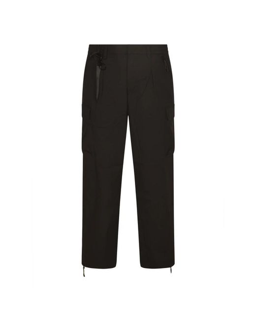 Alpha Industries Black Straight Trousers for men