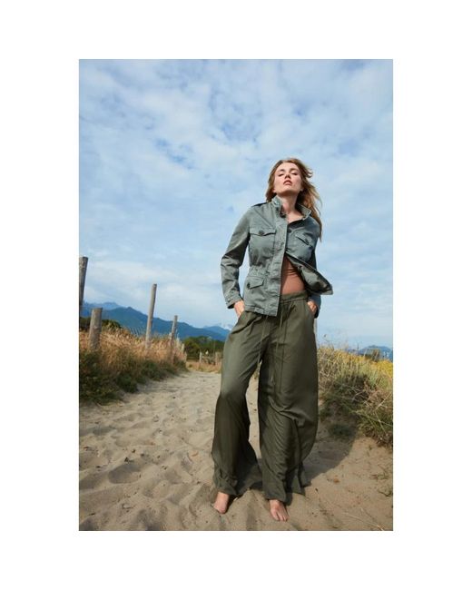 Wide Trousers di Mason's in Green