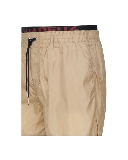DSquared² Nylon strand shorts elastischer bund in Natural für Herren
