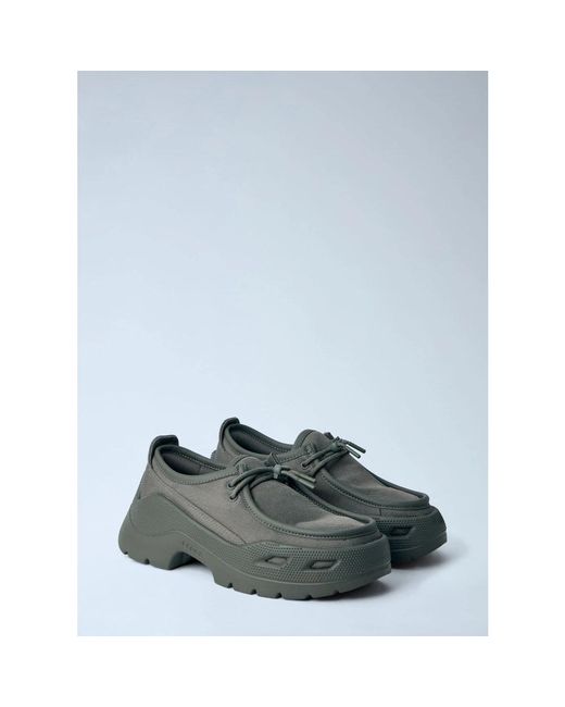 CROCSTM Gray Laced Shoes