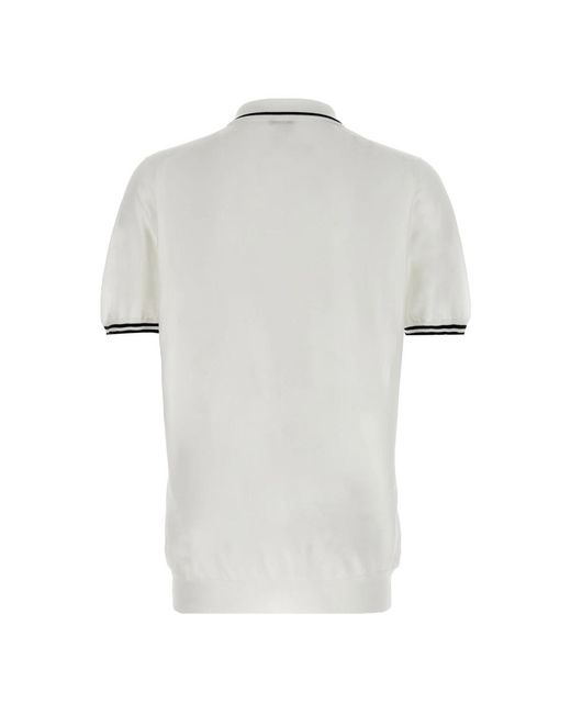 Kiton White Polo Shirts for men