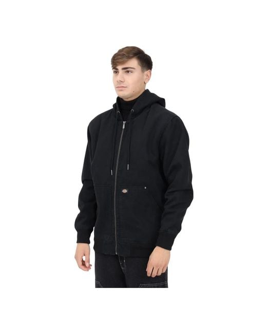 Dickies Black Zip-Throughs for men