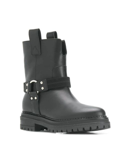 Sergio Rossi Gray Ankle Boots