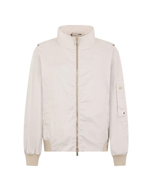 Moorer Natural Bomber Jackets