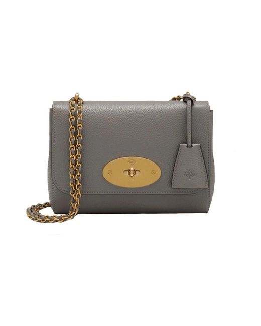 Mulberry Gray Charcoal lily schultertasche