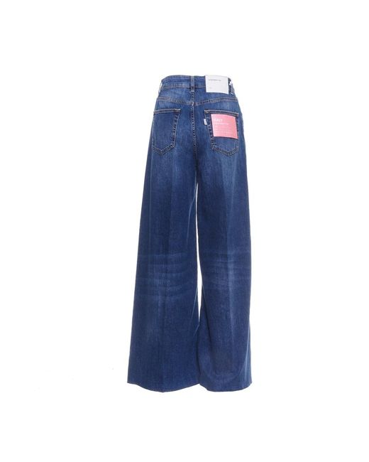 Jeans > wide jeans Department 5 en coloris Blue