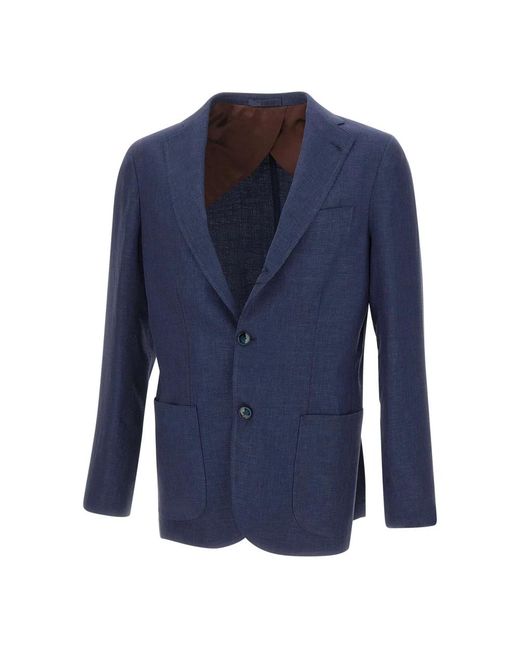 Barba Napoli Blue Blazers for men