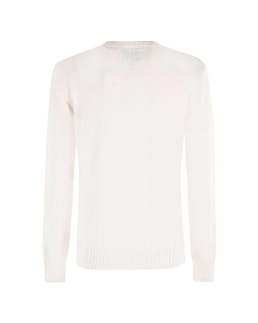 Mc2 Saint Barth Red Round-Neck Knitwear