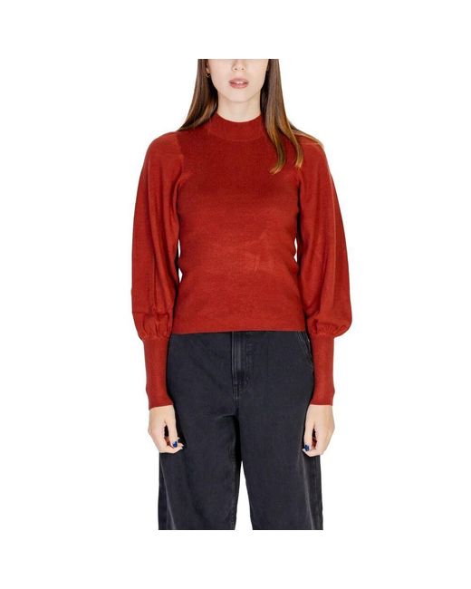 Vero Moda Red Turtlenecks