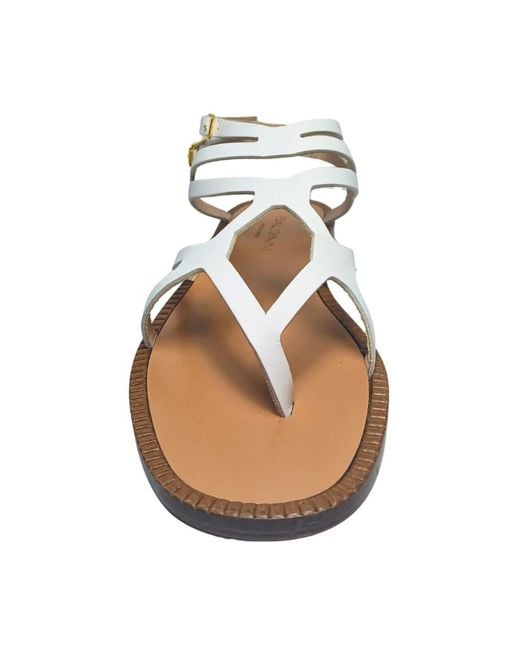 Baldinini Brown Flat Sandals
