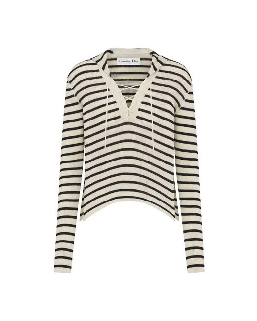 Dior Black V-Neck Knitwear