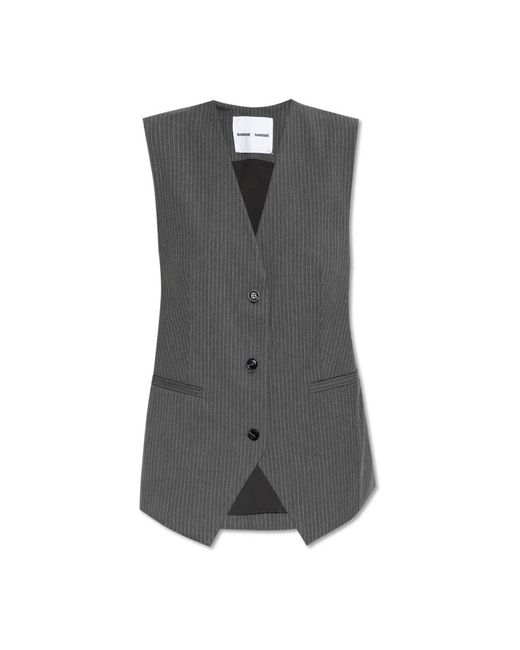 Samsøe & Samsøe Vests in het Gray