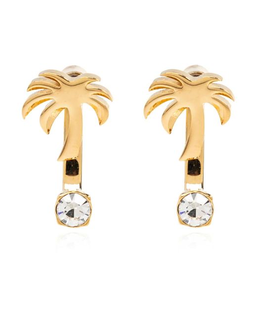 Earrings Palm Angels en coloris Metallic