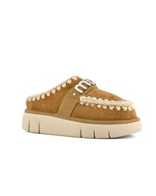 Mou Metallic Mules