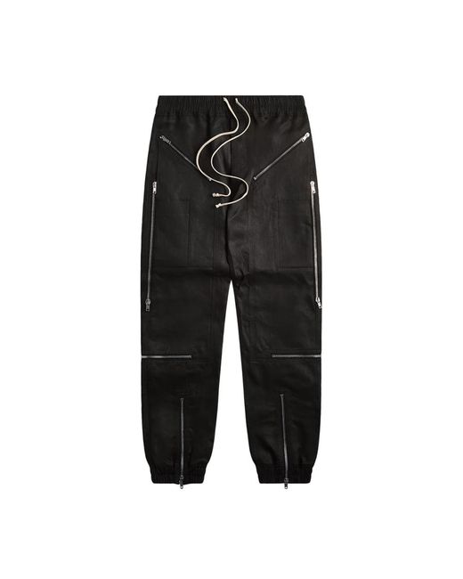 Straight Trousers Rick Owens de hombre de color Black