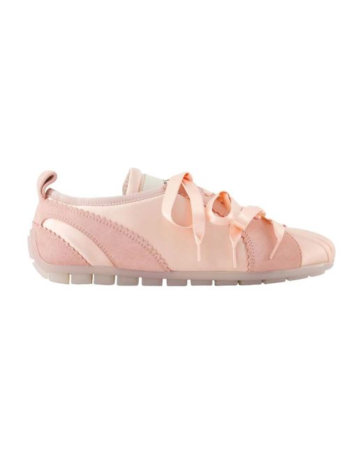 Simone Rocha Schoenen ,Roze ,Leer Roze Ballerina Grip Trainer in het Pink