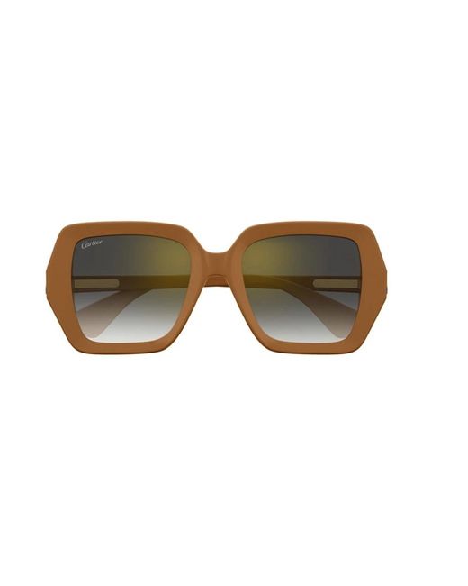 Cartier Brown Sunglasses