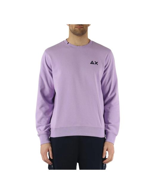 Sun 68 Purple Sweatshirts for men