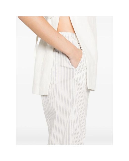 IRO White Wide Trousers