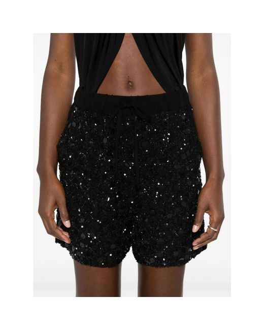 P.A.R.O.S.H. Black Stylische sommer shorts