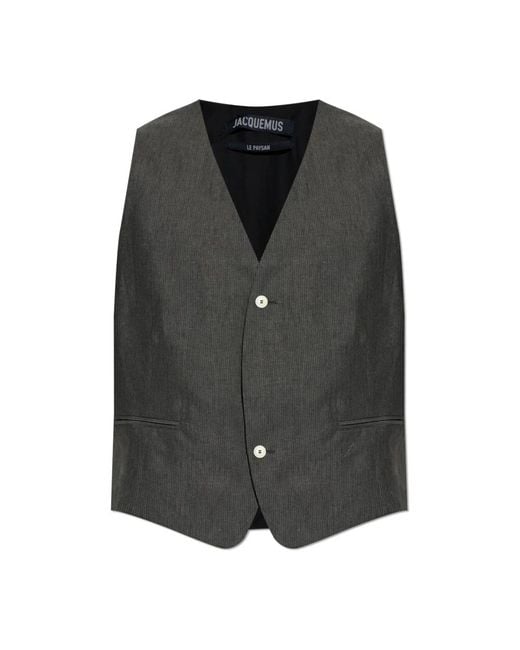 Vests Jacquemus pour homme en coloris Black