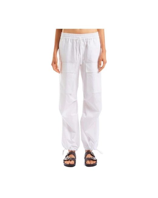 P.A.R.O.S.H. White Tapered trousers