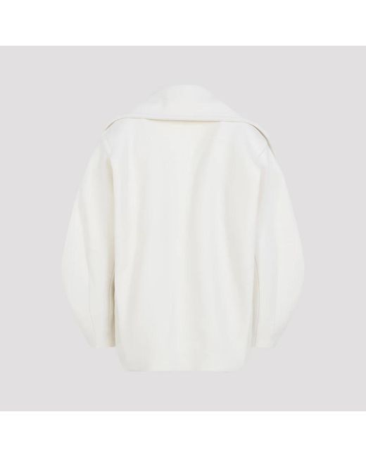 Jacquemus White Double-Breasted Coats