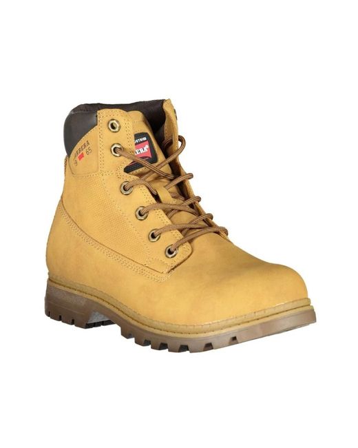 Carrera Hellgelbe schnürstiefel mit logo in Yellow für Herren