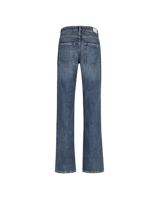 ICON DENIM Blue Straight Fit Jeans