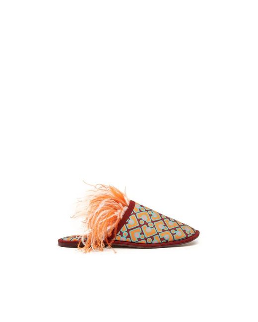LaDoubleJ Brown Boudoir Pantoffeln