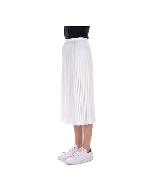 Lacoste White Midi Skirts