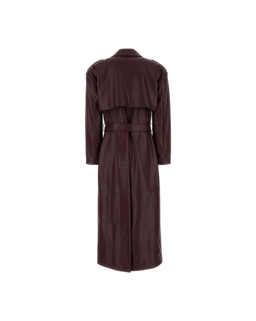 LE SULLY STUDIO Purple Trench Coats