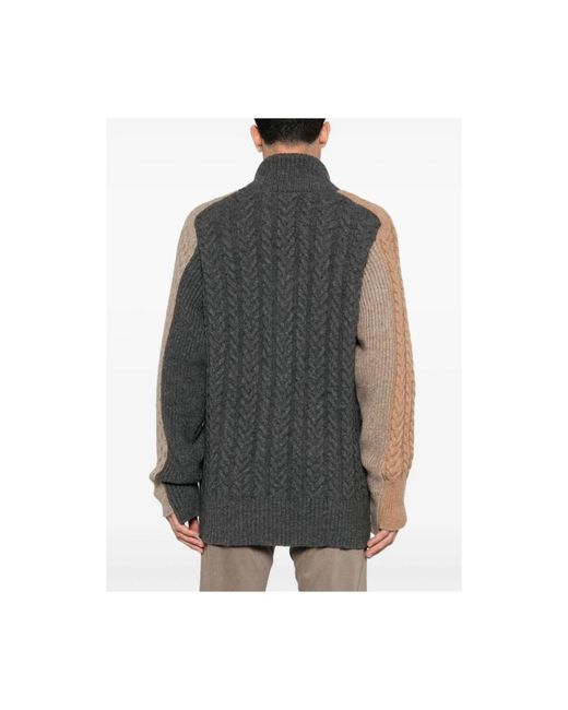 FEDERICO CINA Brown Cardigans for men