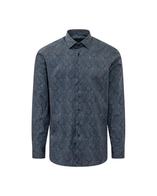 Etro Blue Casual Shirts for men