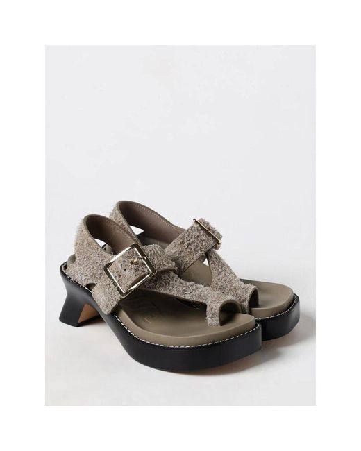 High Heel Sandals di Loewe in Brown