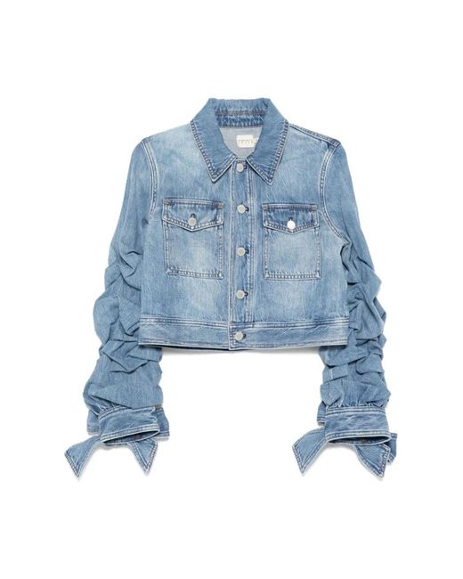 Alice + Olivia Denim Jackets in het Blue