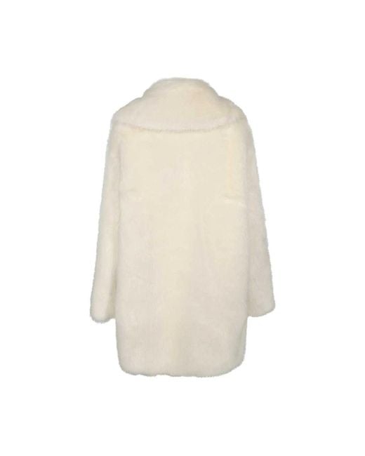 DSquared² White Faux Fur & Shearling Jackets