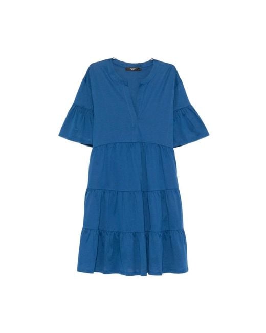 Weekend by Maxmara Blue Short Dresses