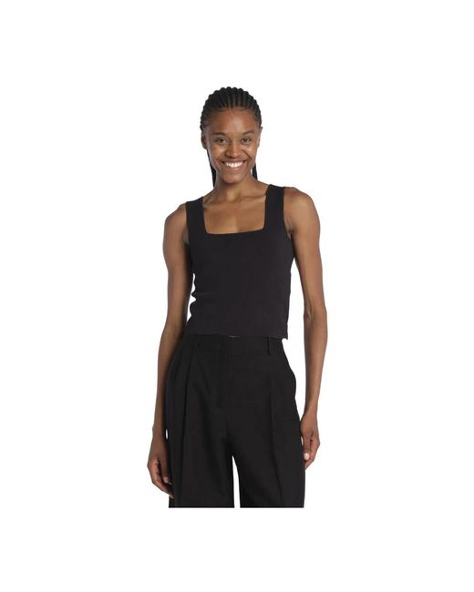 Sleeveless Tops Max Mara de color Black